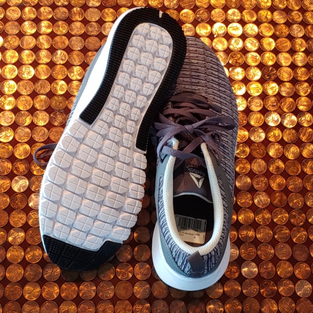 Gray Reebok Sneakers NWOT - Picture 3 of 3